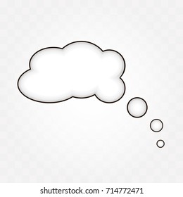 concept of a dream in the cloud illustration isolated on white background