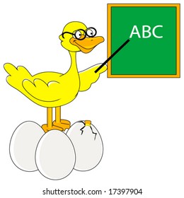 Concept early learning vector.