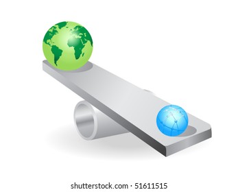 the concept of earth seesaw