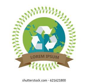 concept of eco friendly and save the earth