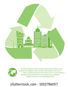 The concept of ecological city.The use of renewable resources.