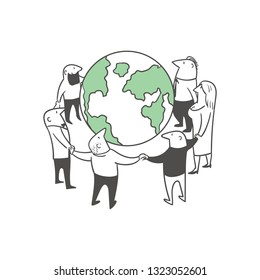 The concept of ecology. Ecology of the planet. Save the planet.