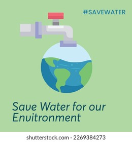 Concept of ecology and world water day  Themes, History, and Celebrations