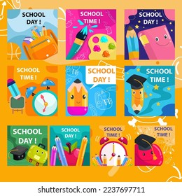 A concept of education background for back to school