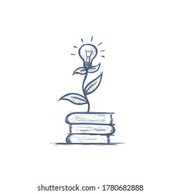 The concept of education. Business illustration 