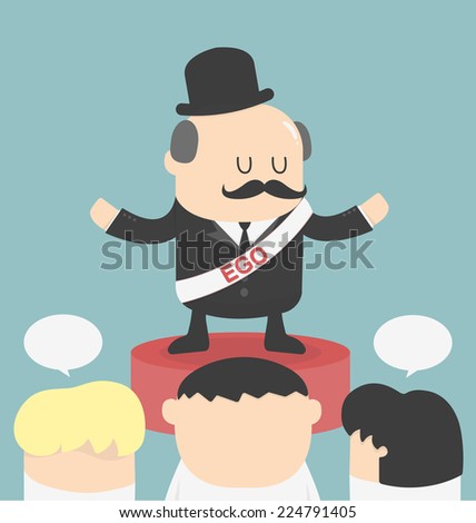 Concept ego man