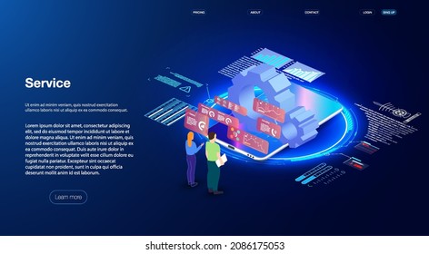 Das Konzept eines elektronischen Vertrags oder einer digitalen Signatur. Ein Hologramm eines elektrischen intelligenten Zertifikats, einer Blockchain oder eines Vertrags. Konzept des Online-Zahlungsschutzsystems mit Smartphone 