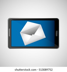 concept email newsletter icon vector illustration eps 10
