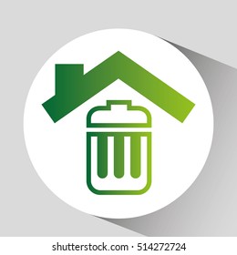 concept environment recycle icon graphic vector illustration eps 10