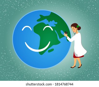 The concept "environmental doctor" explores the planet Earth