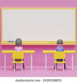 Concept of experiment in chemistry laboratory. Realistic 3d object cartoon style.