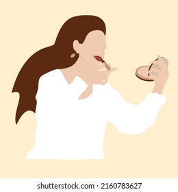 Concept of females. Flat vector illustration. 