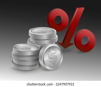 Concept of financial crisis Loss of Money Decreased Value of Money, Decreased Income Growth, Loss of Business Income, Recession.