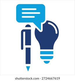 Concept Flat Blue Icon Collection
