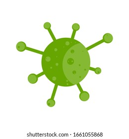 Concept flat design virus corona covid 19 background