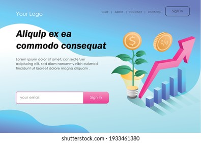 El concepto de diseño isométrico plano, invertido y logrado 
