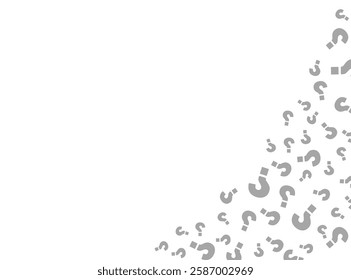 The concept of frequently asked questions.   A flat vector illustration with question marks. The online support web page. vector illustration.