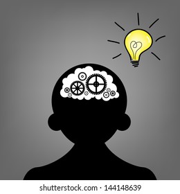 concept of the functioning of the human body and the brain