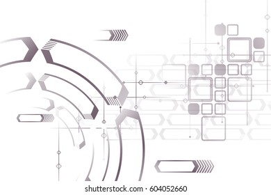 Concept of the future abstract background for business solutions, abstraction from geometry