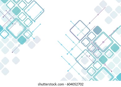 Concept of the future abstract background for business solutions, abstraction from geometry