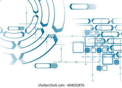 Concept of the future abstract background for business solutions, abstraction from geometry
