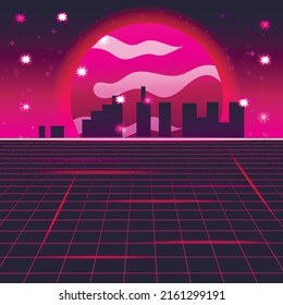 Concept of future digital technology metaverse, colorful background. Vector illustration eps 10