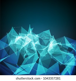 Concept futuristic tech background – for stock vector