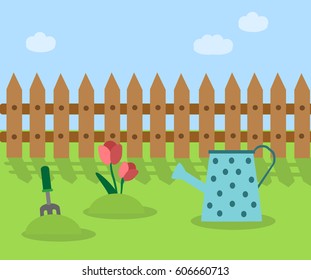 Concept of gardening