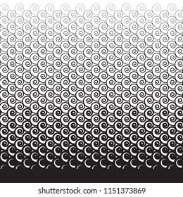 Concept geometry pattern. Geometric degrade motif for header, poster, background. Sport active repeatable element with thickness gradient. 