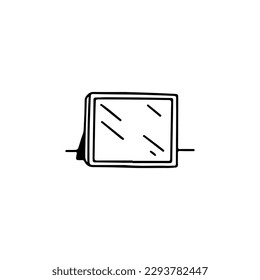 ilustración vectorial del doodle de vidrio de concepto