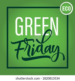 Concept Green Friday Vector Stock Vector (Royalty Free) 1820813534 ...