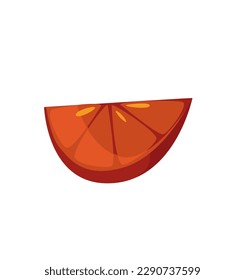 Concept Grill barbecue vegetable. This illustration depicts a flat, vector-style cartoon design of a piece of ripe, juicy tomato that has been grilled to perfection on barbecue. Vector illustration.