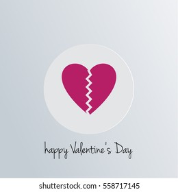 Concept of happy valentine day