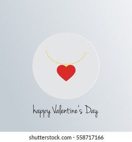 Concept of happy valentine day