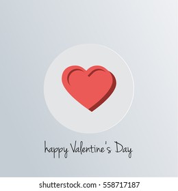 Concept of happy valentine day
