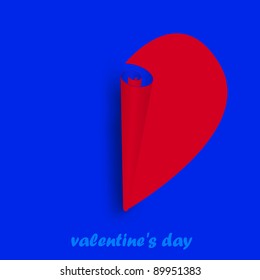 Concept heart for love. Vector illustration