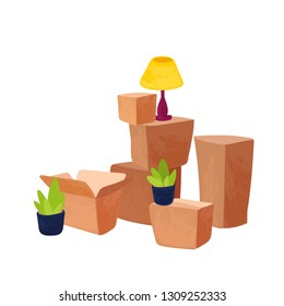 Concept for home moving.