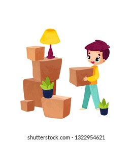 Concept for home moving.