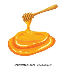 concept of honey designs vector art and illustration