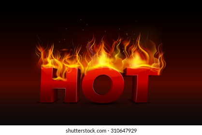 Concept Hot Deal Design Vector Stock Vector (Royalty Free) 310647947