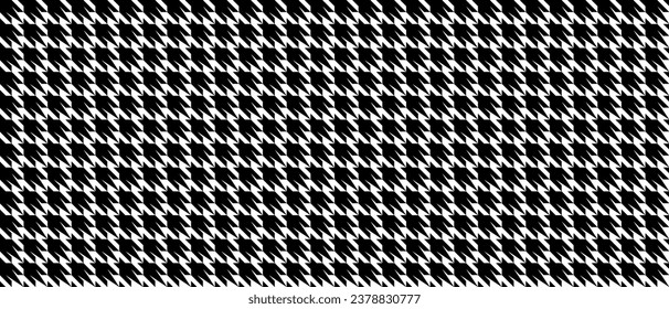 Concept houndstooth pattern for clothes textile. seamless background. vector illustration