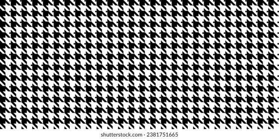 Concept houndstooth pattern for clothes textile. seamless background. vector illustration