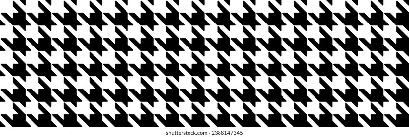 Concept houndstooth pattern for clothes textile. seamless background. vector illustration