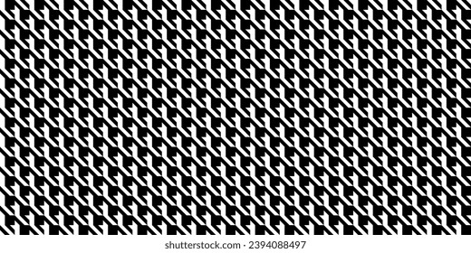 Concept houndstooth pattern for clothes textile. seamless background. vector illustration