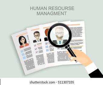 Concept of human resources management, professional staff research