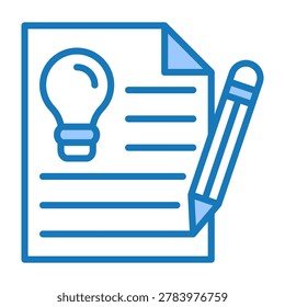 Concept Icon Blue Dualtone Design Vector Illustration
