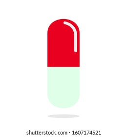 Concept icon drug on background