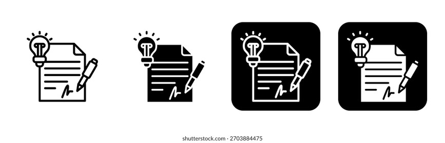 Concept Icon Line y Black Fill Style Colección