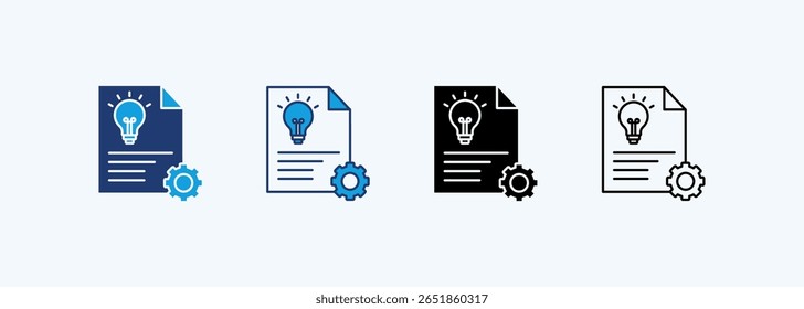 Concept Icon Set Multiple Style Collection