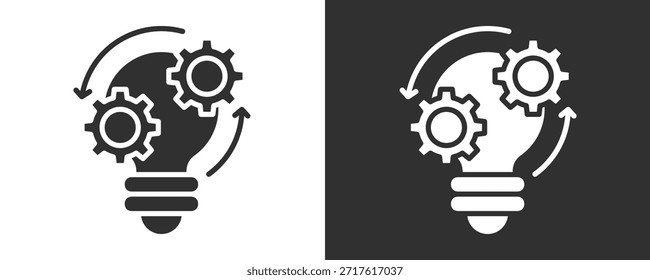 Concept Icon Set Vector Collection Isolated In Black And White